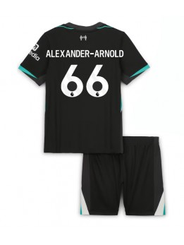 Liverpool Alexander-Arnold #66 Replika Borta Kläder Barn 2024-25 Kortärmad (+ byxor)